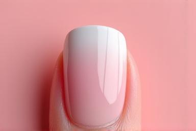 Manucure Baby-Boomer élégante et douce